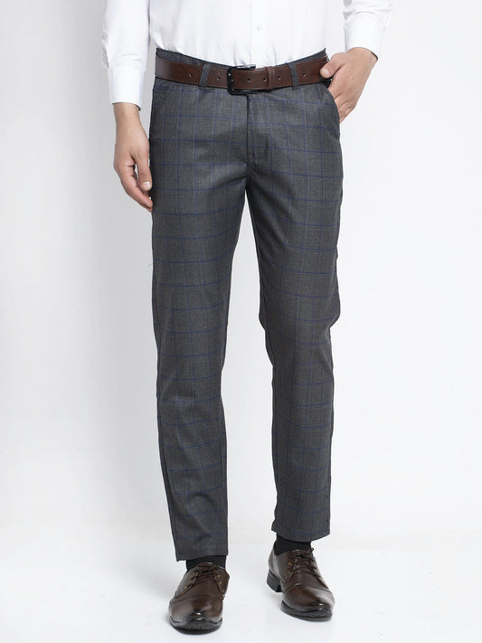 Jainish Men's Black Formal Trousers ( FGP 261Black ) | Swadesiicart