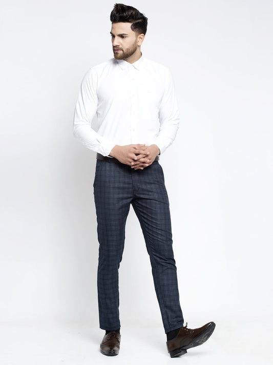 Jainish Men's Black Formal Trousers ( FGP 263Charcoal ) | Swadesiicart
