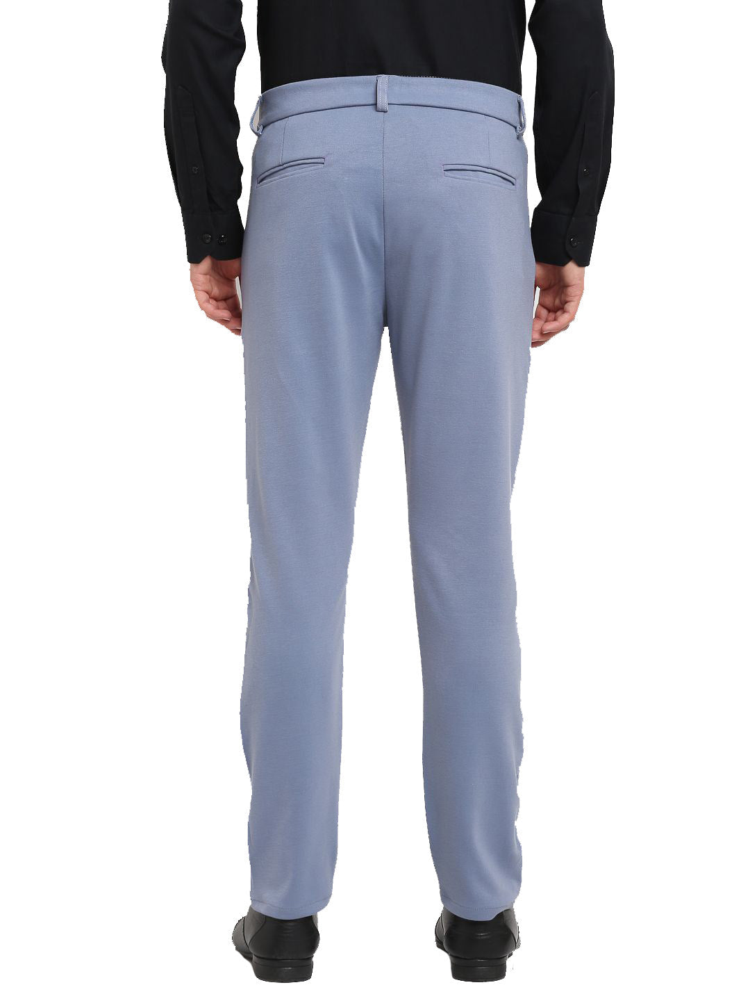 Jainish Men's Grey 4-Way Lycra Tapered Fit Trousers ( FGP 269Grey ) | Swadesiicart