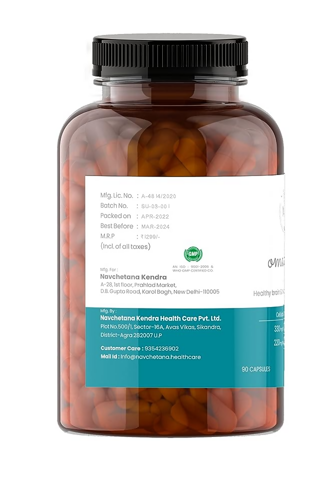 Navchetana Kendra Omega 3 Capsules - Swadesiicart