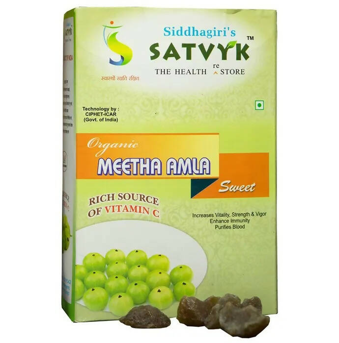 Siddhagiri's Satvyk Organic Amla Meetha Candy - Swadesiicart