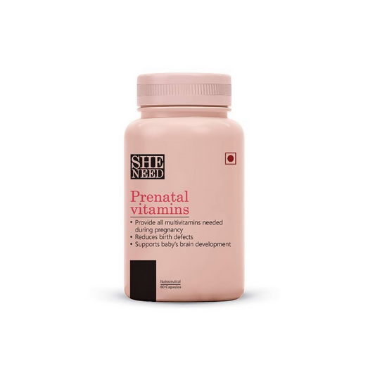 SheNeed Prenatal Vitamins Tablets Provides Nutrients Needed | Swadesiicart