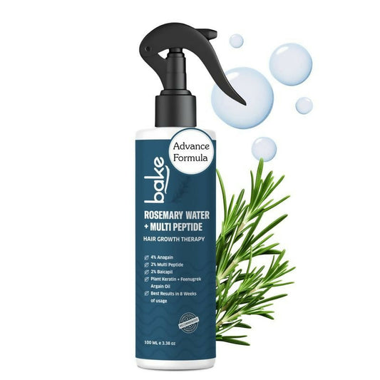 Bake Rosemary Water Hair Growth Spray With 4% Anagain, 2% Baicapil, Plant Keratin | Swadesiicart