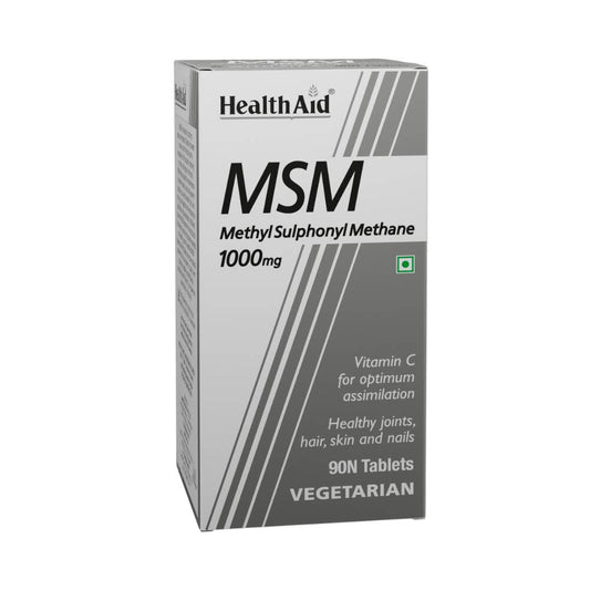 HealthAid MSM 1000 mg Tablets | Swadesiicart