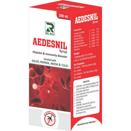 Dr. Raj Homeopathy Aedesnil Syrup | Swadesiicart