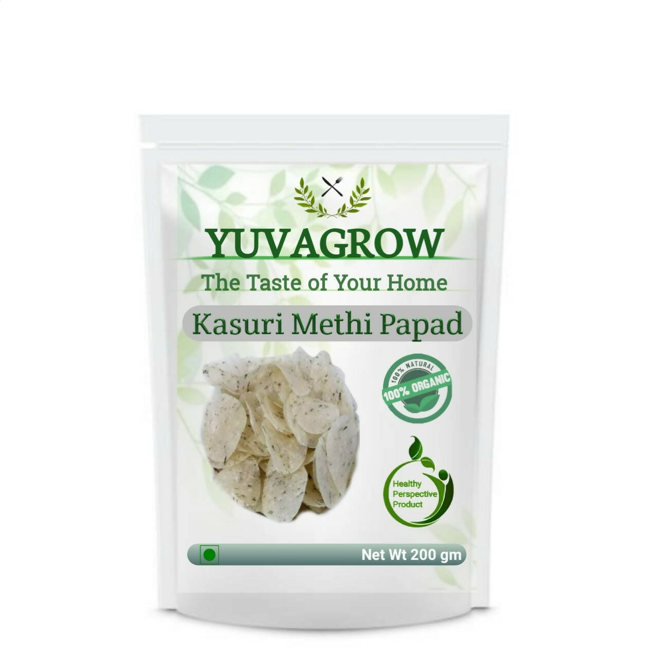 Yuvagrow Kasuri Methi Papad - YUVAGROW