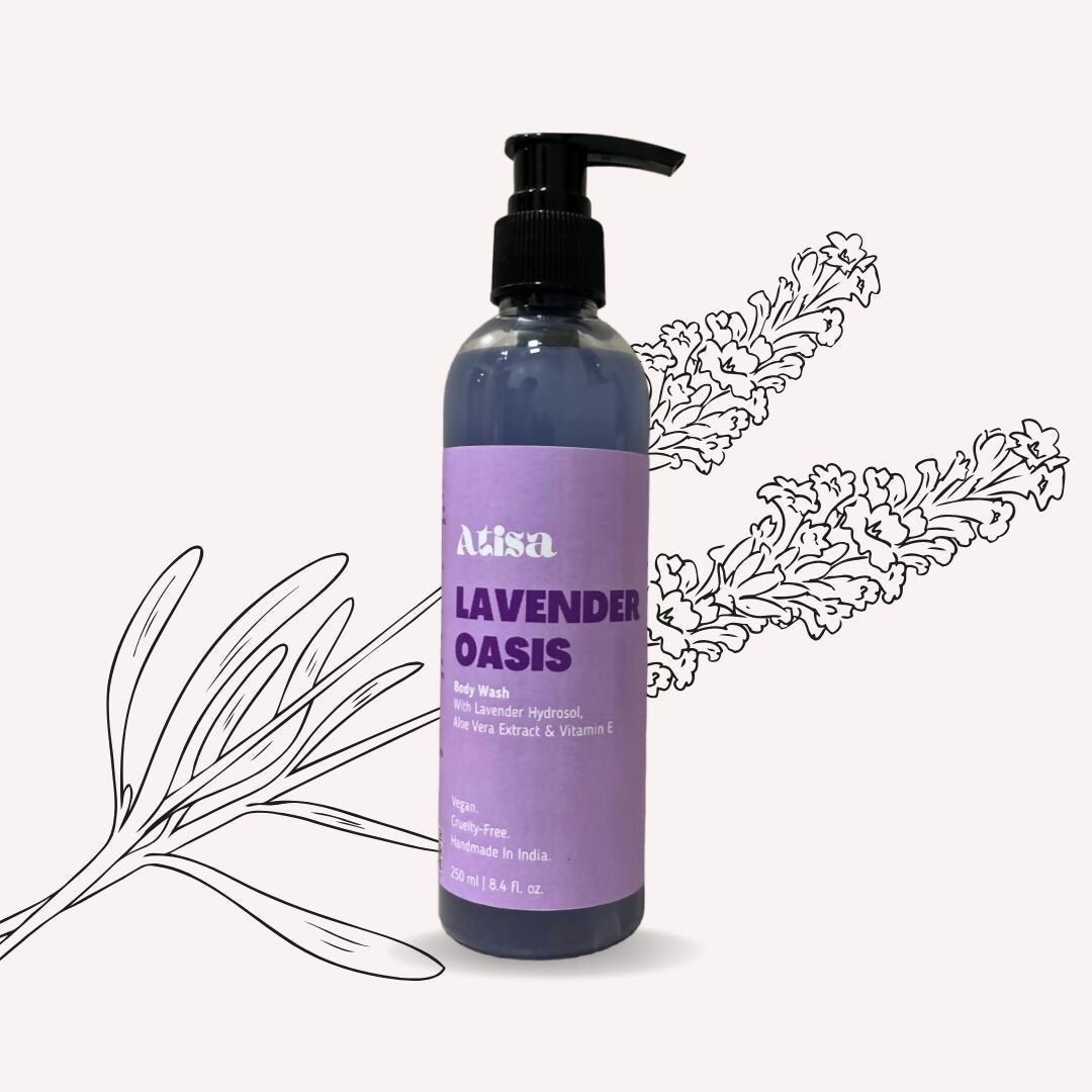 Atisa Lavender Oasis Body Wash | Swadesiicart