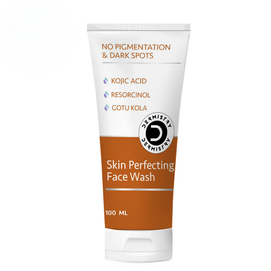 Dermistry Skin Perfecting Fairness Face Wash Kojic Acid Niacinamide Tanning Pigmentation Dark Spots - Swadesiicart
