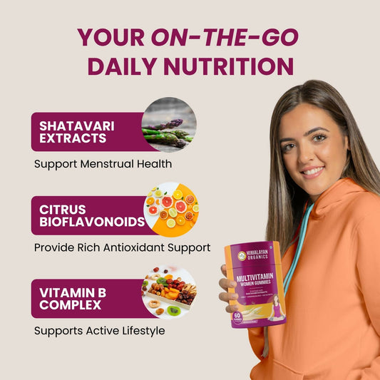 Himalayan Organics Multivitamin Women Gummies - Swadesiicart