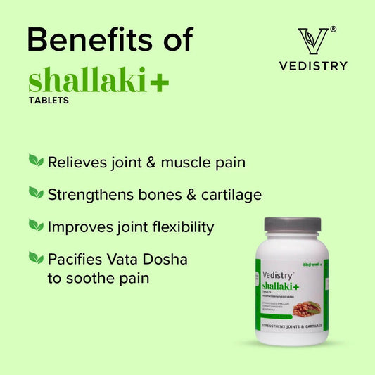 Vedistry Shallaki+ Tablets - Swadesiicart