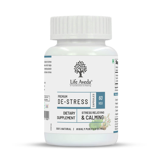 Life Aveda Premium De-Stress Capsules - Aveda Ayur