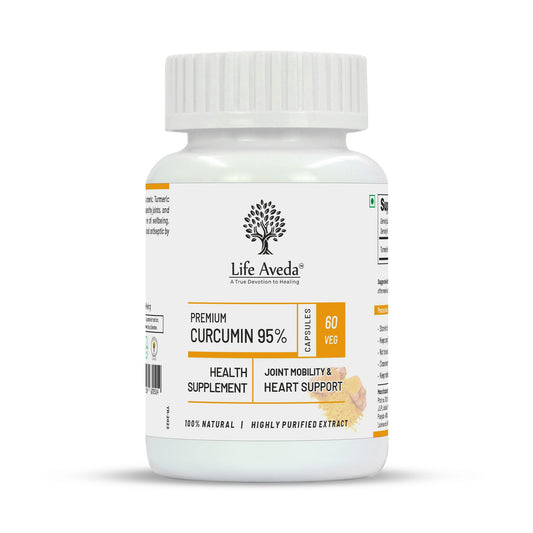 Life Aveda Premium Curcumin 95% Capsules - Aveda Ayur