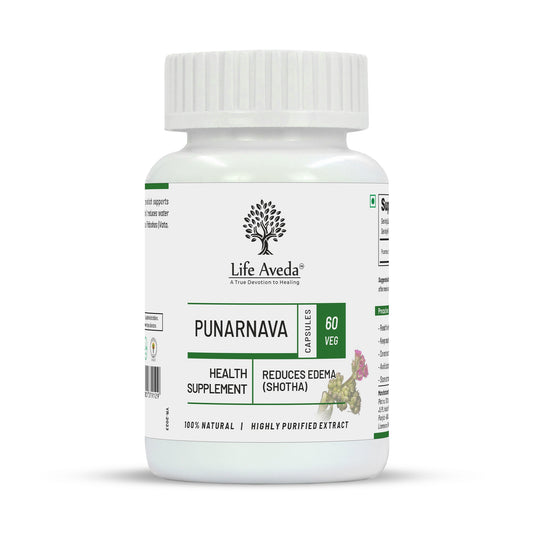 Life Aveda Punarnava Capsules - Aveda Ayur