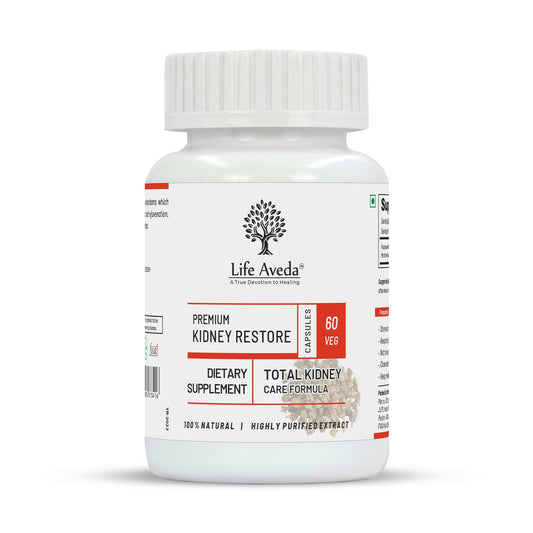 Life Aveda Premium Kidney Restore Capsules - Aveda Ayur