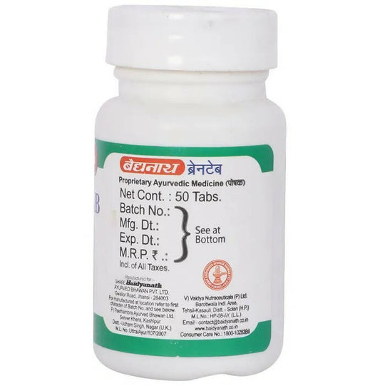 Baidyanath Jhansi Brain Tab Tablets - Swadesiicart