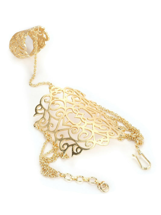 Filigree Hand Harness- Ruby Raang