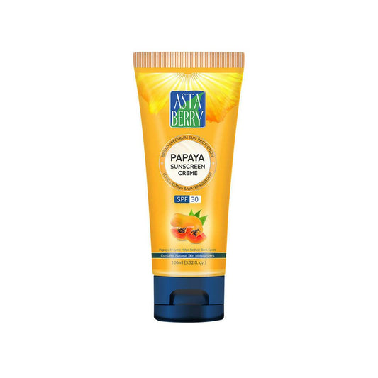 Astaberry Papaya Sunscreen Creme SPF 30 - Distacart