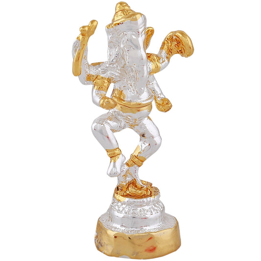 Estele Gold-Polished Spiritual Lord Ganesh Idol with standing position for Gifts & HouseWarming/Home/Office Decors - Swadesiicart
