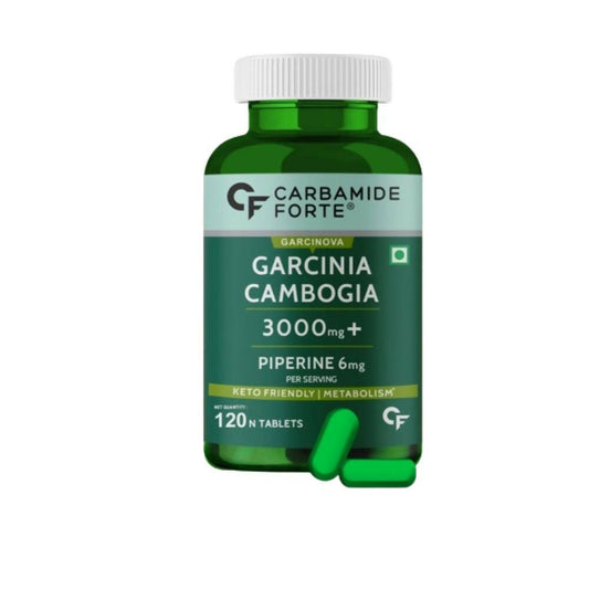 Carbamide Forte Garcinia Cambogia 3000mg Tablets with 6mg Piperine | Swadesiicart