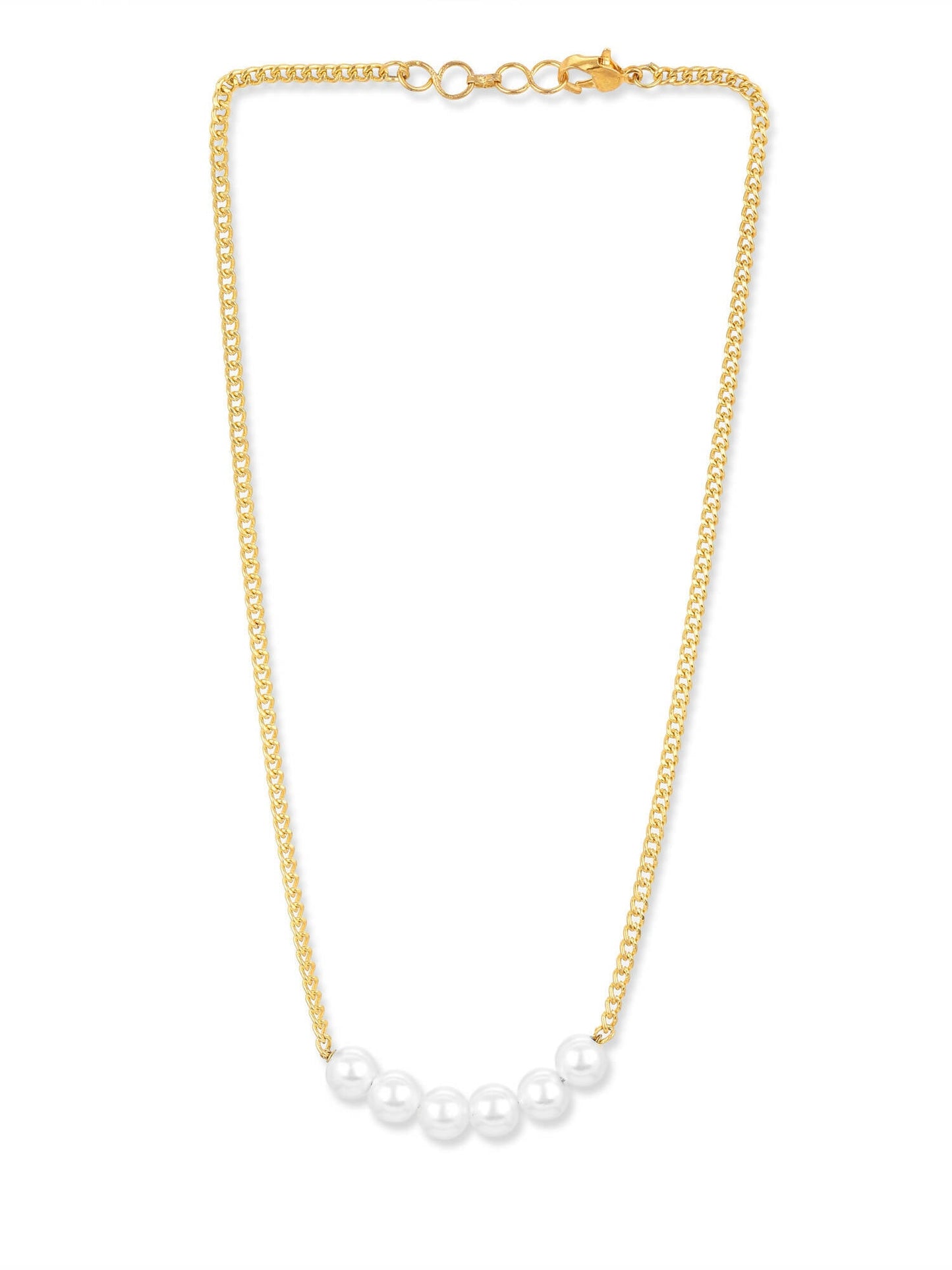 Pearl Neckpiece - Ruby Raang | Swadesiicart