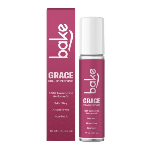 Bake Grace 100% Concentrated Perfume Oil Roll on Fragrance For Men & Women - White Oud | Swadesiicart