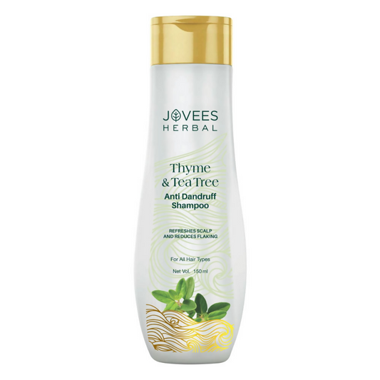 Jovees Thyme & Tea Tree Anti Dandruff Shampoo For All Hair Types - Swadesiicart