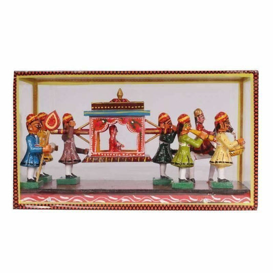 Kondapalli Meena Set With Frame - Swadesiicart