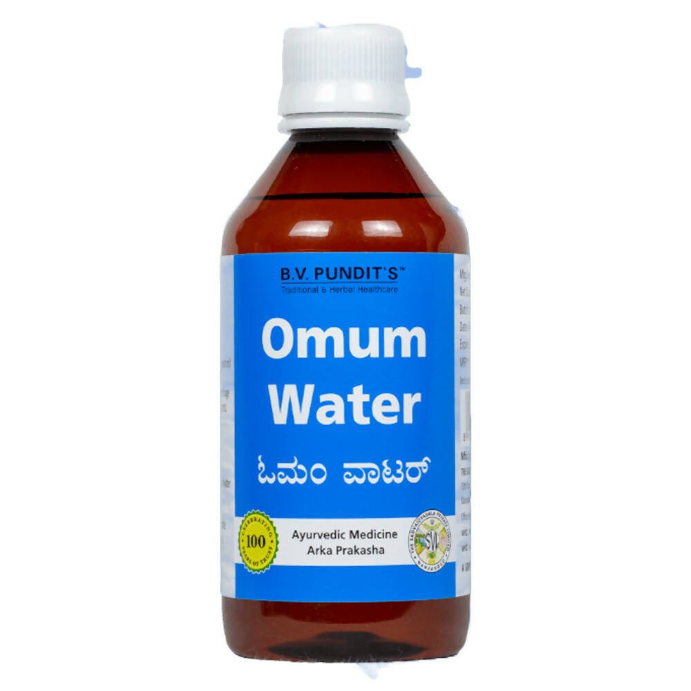 B V Pundit's Omum Water - B V Pundit