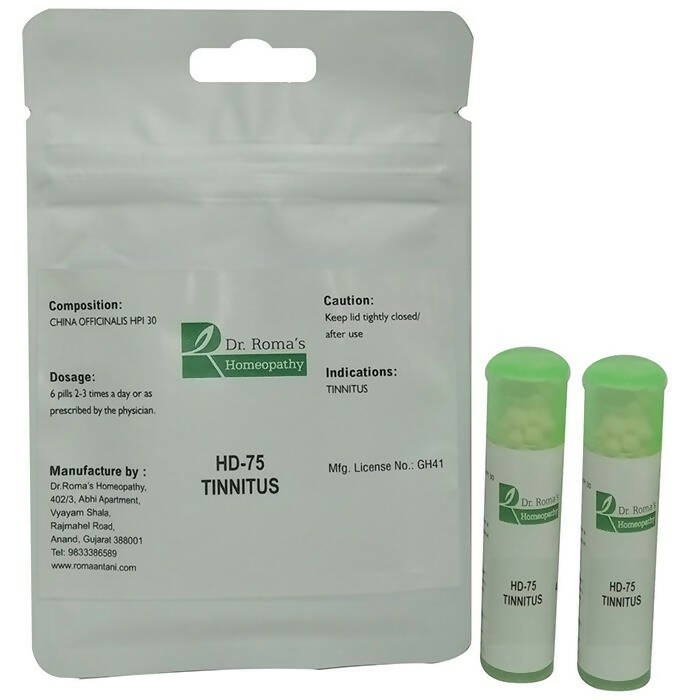 Dr. Romas Homeopathy HD-75 Tinnitus | Swadesiicart