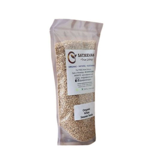 Satjeevan Organic White Sesame Seeds