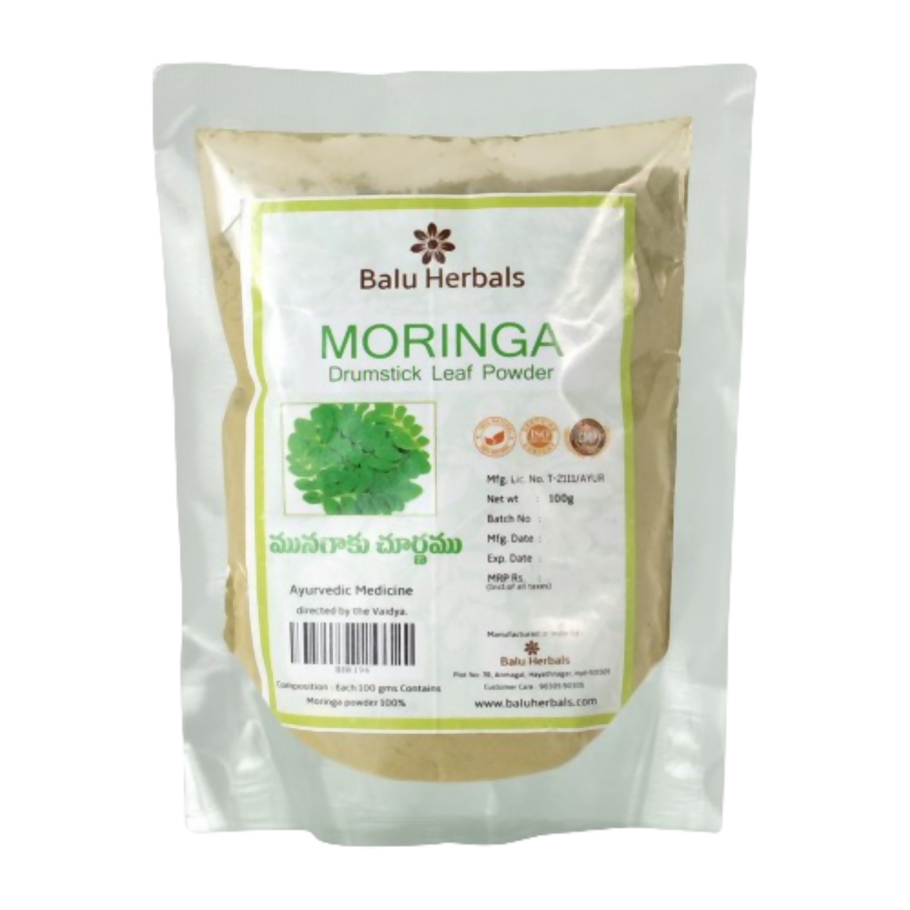 Balu Herbals Moringa (Munagaku) Powder - Balu Herbals