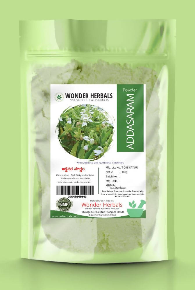 Wonder Herbals Addasaram Powder (Adhatoda,Vasaka,Malabar Nut) | Swadesiicart