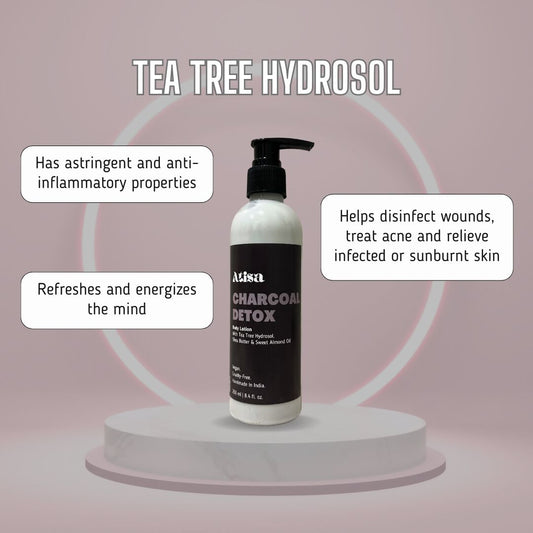 Atisa Charcoal Detox Body Lotion | Swadesiicart