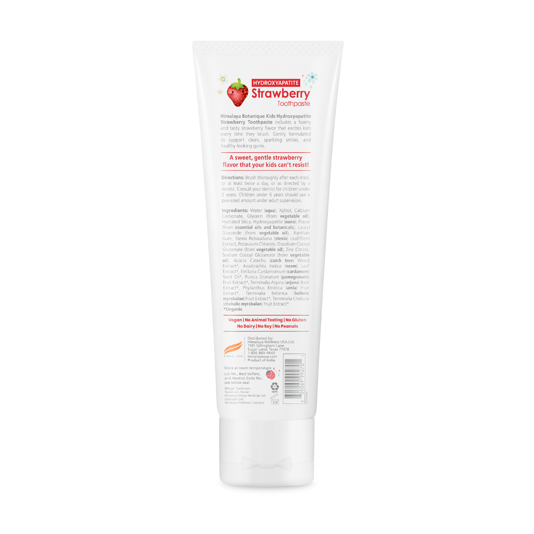 Kids Hydroxyapatite Strawberry Toothpaste