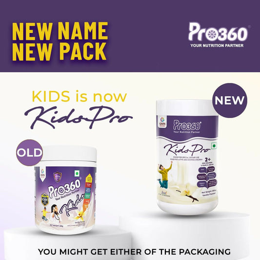 Pro360 Kidspro Protein Powder Child Nutrition for Growing Children, Improves Growth & Active Strong Kids