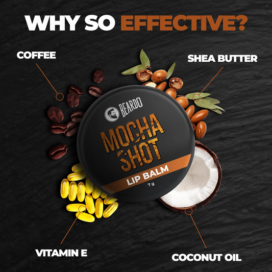 Beardo Mocha Shot Lip Balm - Swadesiicart