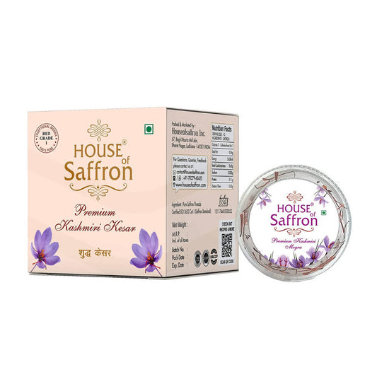 House Of Saffron Pure Kashmir Mogra Kesar