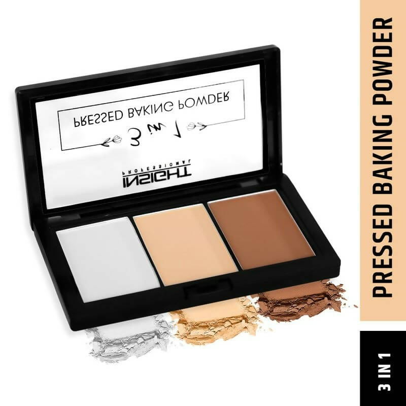 Insight Cosmetics 3 In1 Pressed Baking Powder - Swadesiicart
