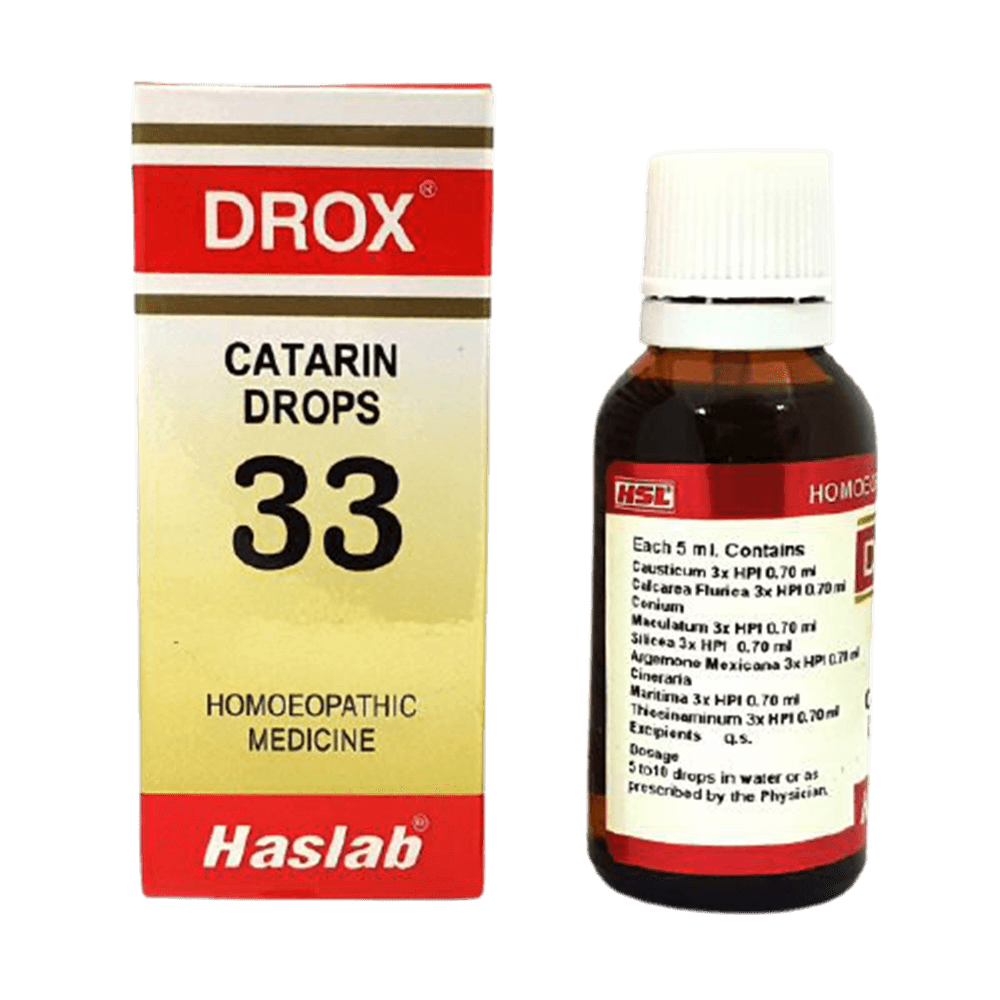 Haslab Homeopathy Drox 33 Catarin Drop | Swadesiicart