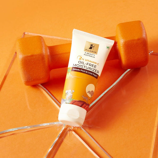 Pilgrim Australian 2% Vitamin C Oil free Moisturizer with Kakadu Plum & Lime Pearl For Oily & Acne Prone Skin - Swadesiicart
