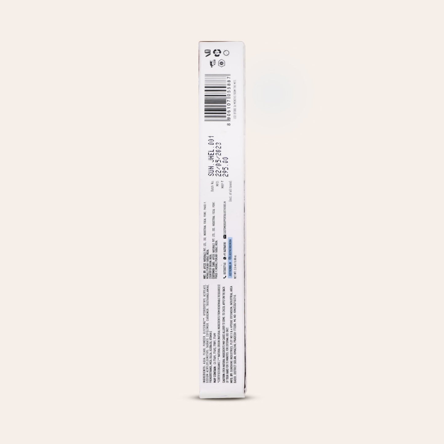 HERB ENRICHED WATERPROOF EYELINERS PLATINUM SILVER