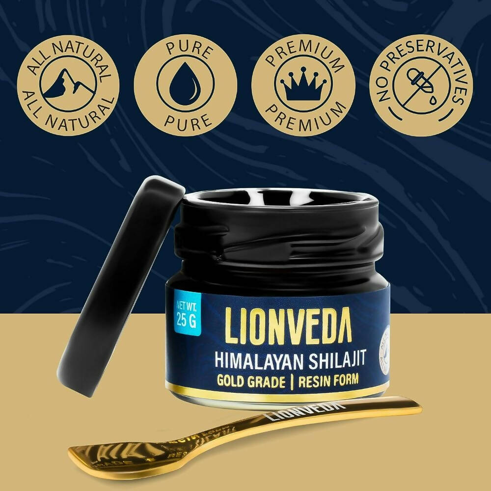 Lionveda Original Himalayan Sj Resin - Swadesiicart
