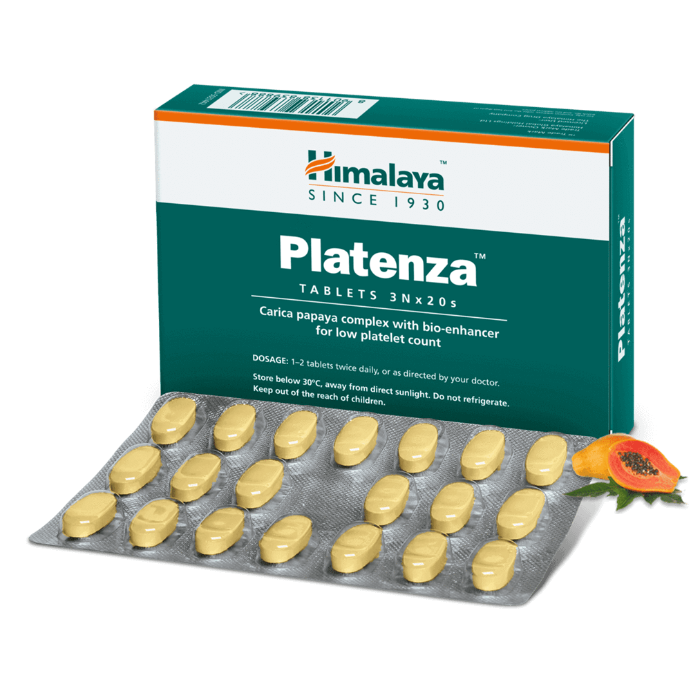 Himalaya Herbals Platenza Tabs - Swadesiicart