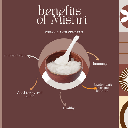 Organic Ayurvedistan Rock Sugar (Mishri) - Swadesiicart