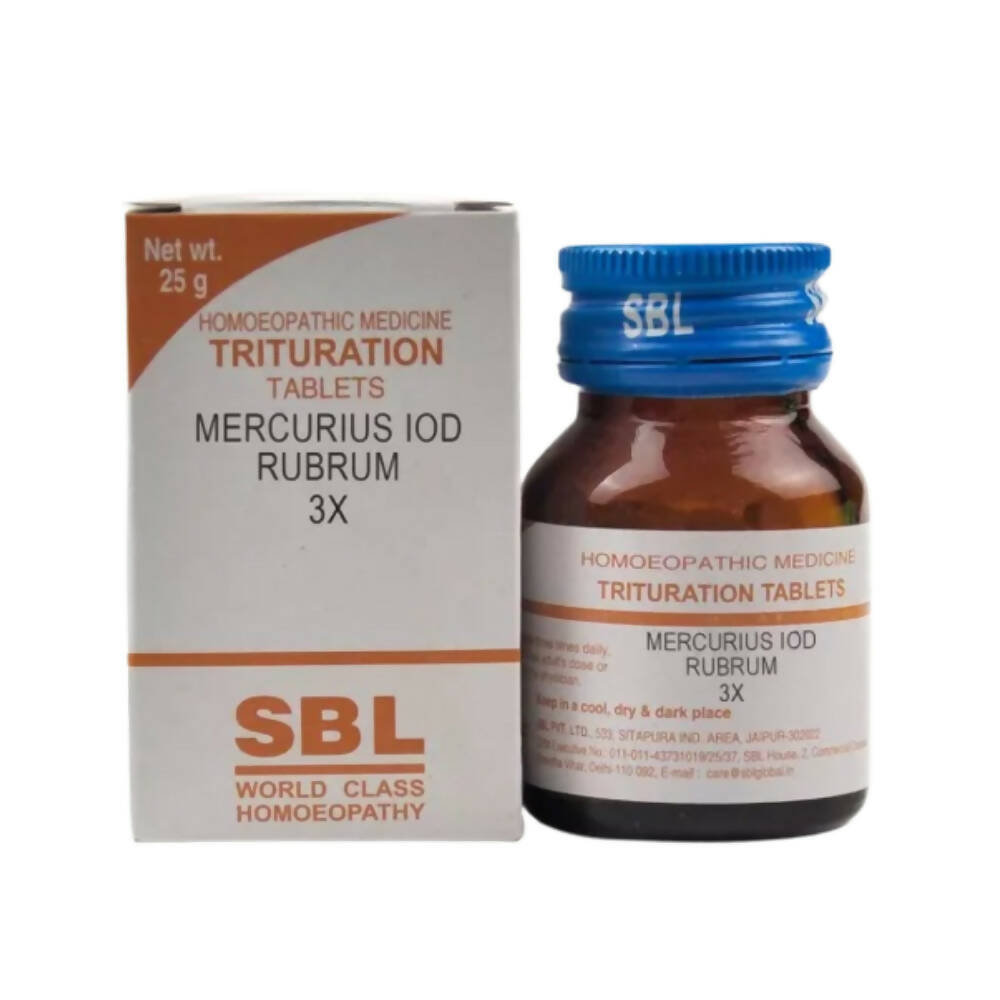 SBL Homeopathy Mercurius Iod Rubrum Trituration Tablets | Swadesiicart