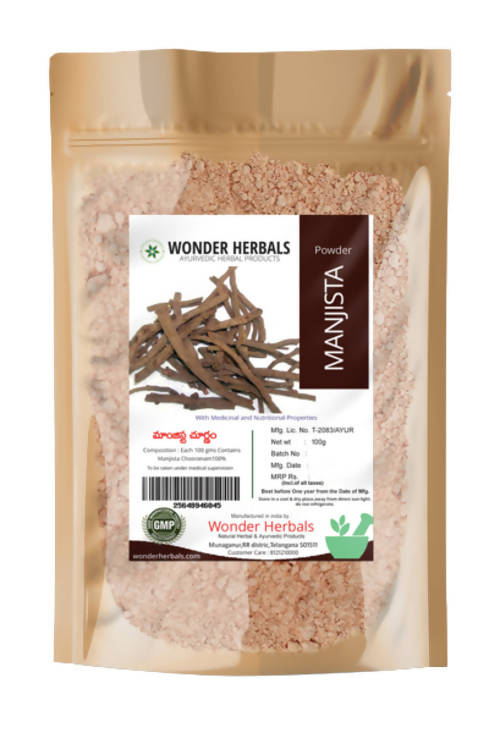 Wonder Herbals Manjishta Powder | Swadesiicart