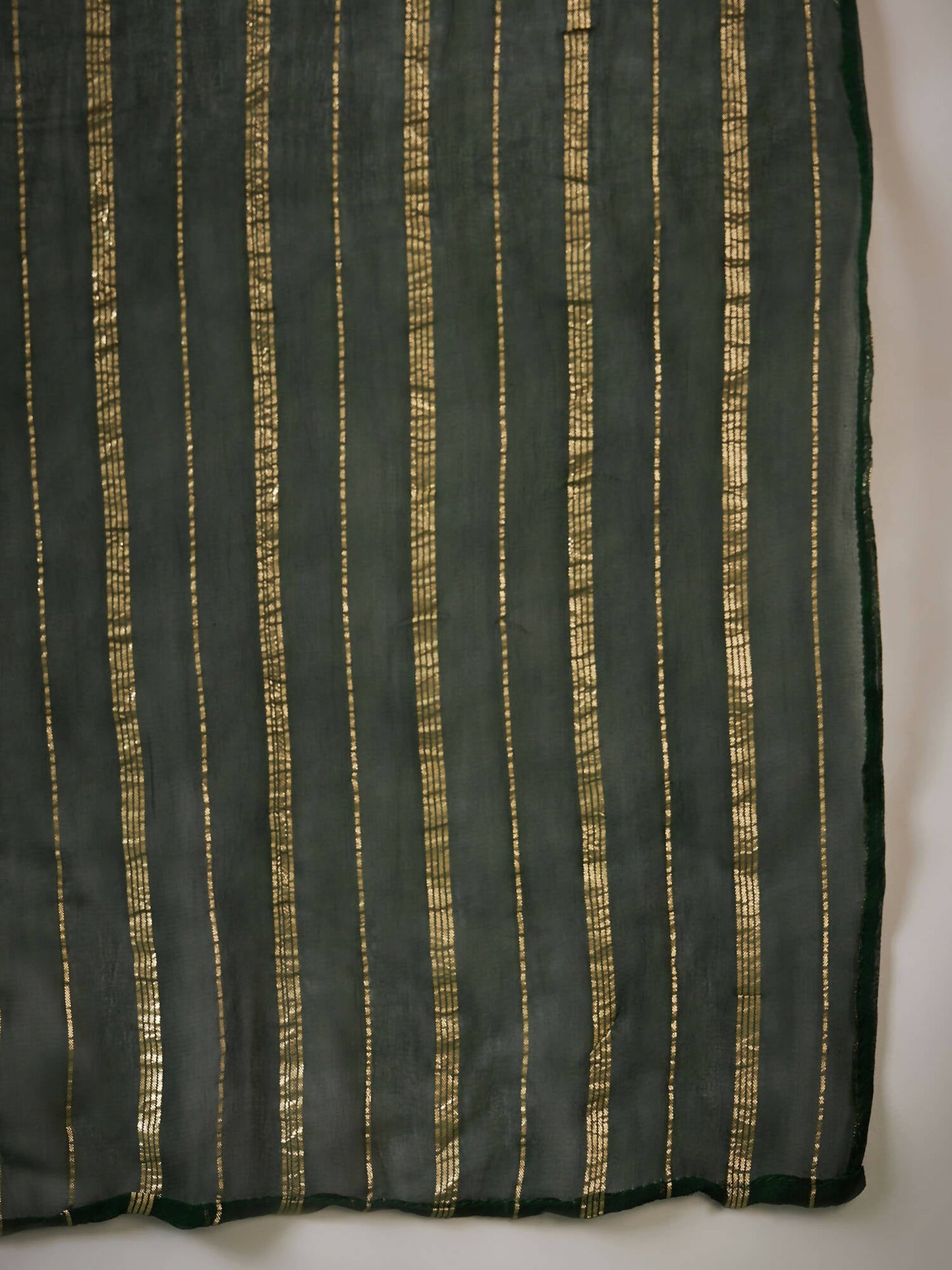Green Georgette Handwork Unstitched Dress Material - Hanika | Swadesiicart