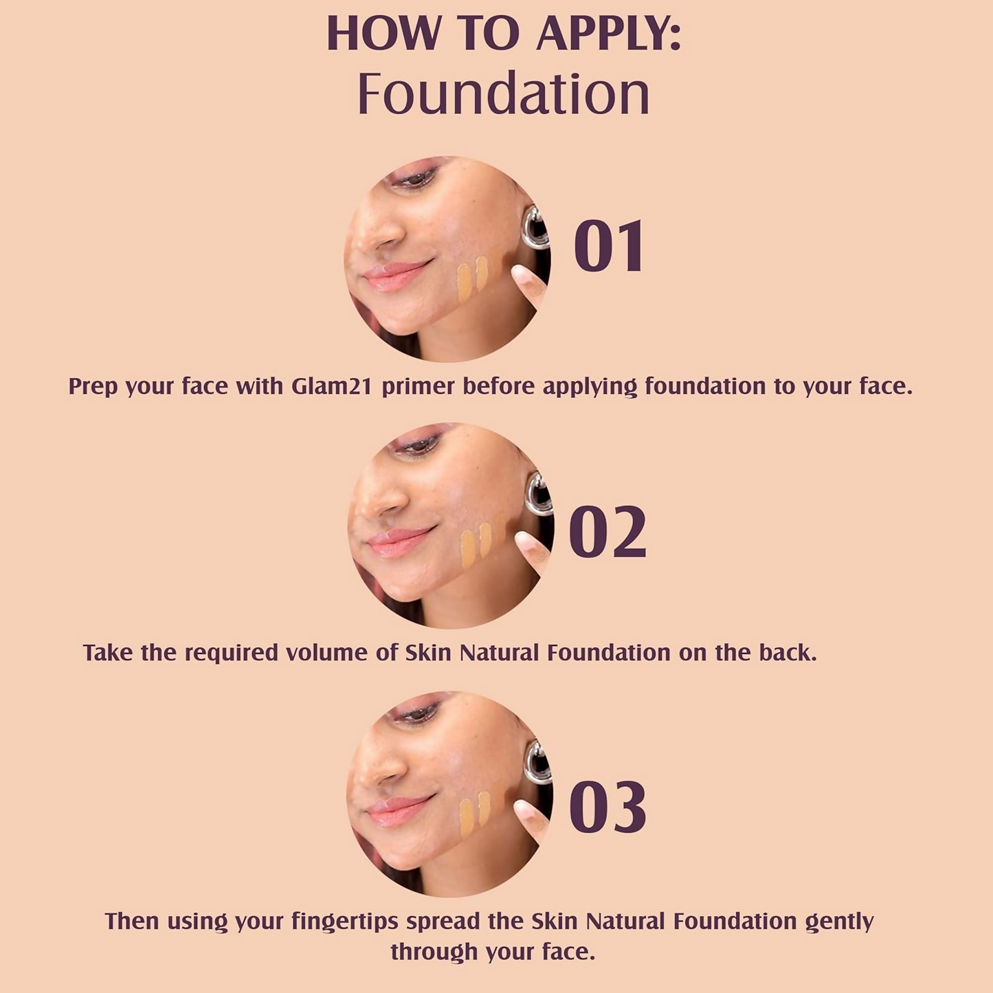 Glam21 Pick Me Matte Foundation - Light Natural - Swadesiicart