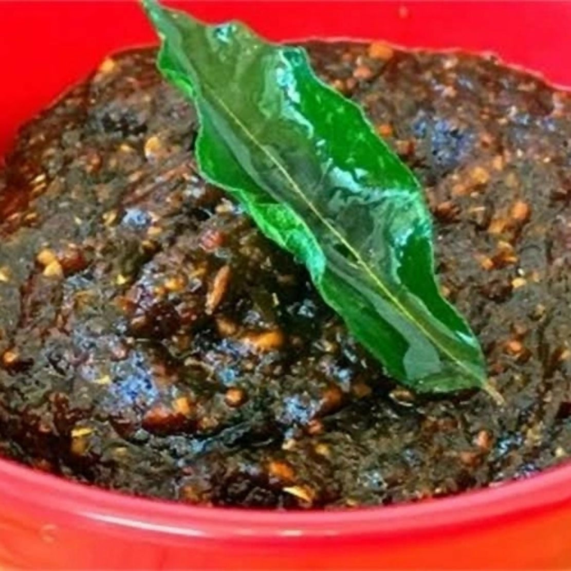 konaseema Curry Leaf Pickle (Karvepaku Pachadi) - Konaseema Special Foods