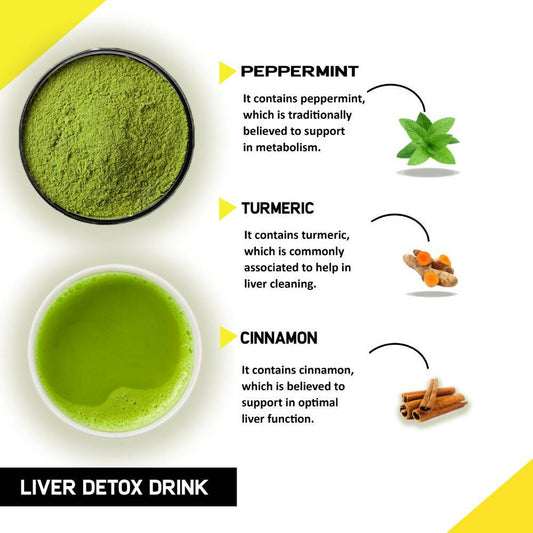 Just Vedic Liver Detox Drink Mix - Swadesiicart